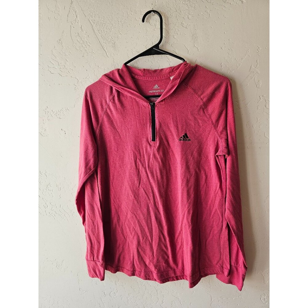 Adidas Ultimate 2.0 Womens Pink Hoodie Pullover Medium